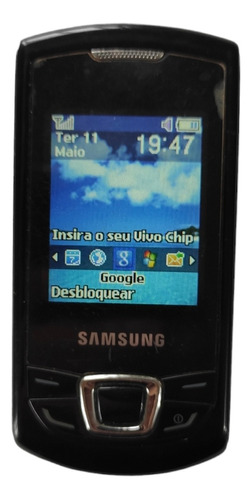 Celular Samsung Antigo C/ Carregador P/ Coleção 