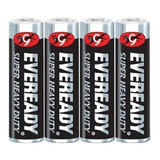 Pila De Carbón Marca Eveready® Aa Con 4 Piezas Surtek 1215-4