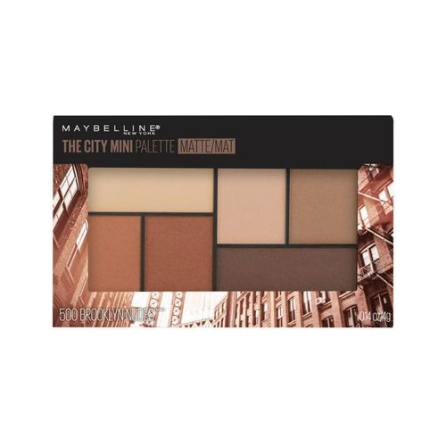 Maybellinecity Mini Palette Brooklyn Nudes N500 6 Tonos