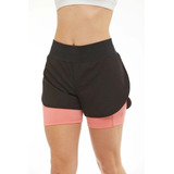 Short Aptitud Ciclista Negro Coral Mujer