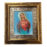 Cuadro Dulce Corazón De María 45x40 Cm Virgen