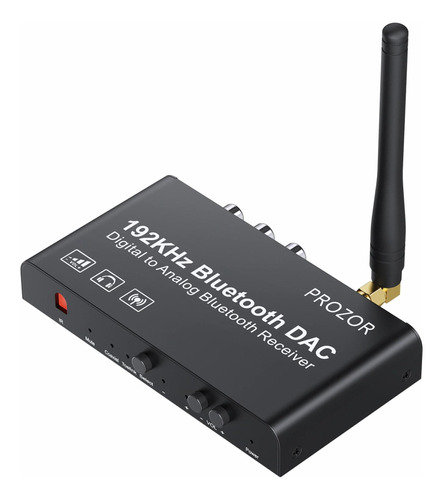 Conversor Audio Digital Analogico Dac Toslink Bt Coaxial Rca