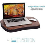 Sofa Sam Oversized Memory Foam Lap Desk Negro | Admite Lapto