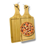 X2 Tabla Madera Tablas Picoteo Plato Madera Tabla Pizza 49cm