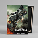 Cuadro Mandalorian Star Wars Canvas Con Bastidor 60x40 Cine