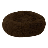 Cama Perro Mascota Anti Estres Felpa Premium Talla L 70 Cms