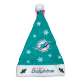 Gorro De Santa Navidad De Fútbol Americano Nfl Dolphins
