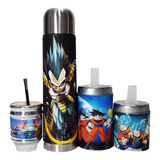 Set Matero Equipo Kit De Mate, Dragon Ball, S/b, Marbry