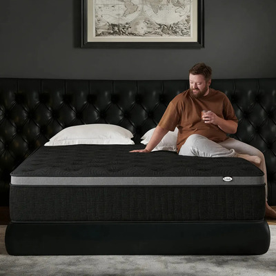 Colchón Queen Size Premium Híbrido Ortopédico Memory Foam + Resorte Ensacado | Hipoalergénico Antibacteriano Antiácaros | Ergonómico Alivia Dolores Lumbares | Corrige Postura Al Dormir | Transpirable | Meses sin interés