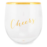 Mary Square Cheers Gold Tone Rim - Cubeta De Hielo (cristal