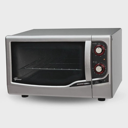 Forno Elétrico Fischer 44 Litros Gourmet Grill Prata 220v