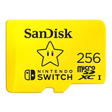 Tarjeta De Memoria Microsd 256 Gb Para Nintendo Switch