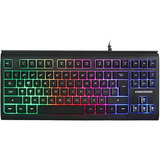 Rainbow Led Retroiluminado Teclado Para Juegos