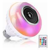 Foco Inteligente Wifi Rgb 12w Led Con Bocina Bluetooth