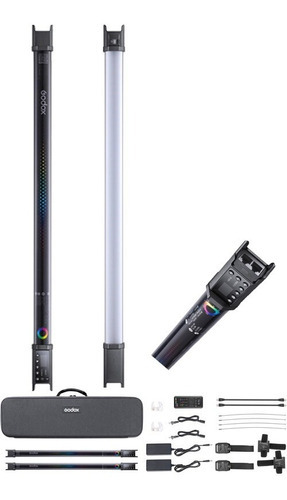 Iluminador Led En Barra Godox Tl60, Kit Con 2 Varillas, Color De La Estructura: Negro
