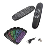 Controle Mini Teclado Air Mouse Sem Fio Tv Pc Smarttv 