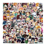 50 Stickers Anime Kimetsu No Yaiba Version 4