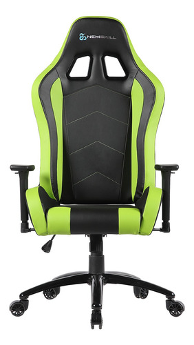 Silla Gamer Takamikura Negro/verde Newskill