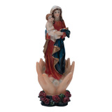 Figura Decorativa Virgen María Con Niño Jesús.