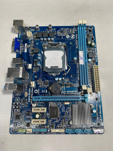 Placa Gigabyte Modelo Ga-h61m-s1 Ddr3 (defeito Em Um Slot)