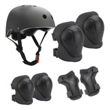 Xile Juego De Casco Protector, Rodilleras Y Coderas De 7