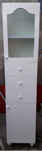 Tolva Vidriada 40 Cm. Mueble De Baño