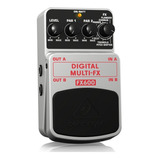 Pedal Multiefectos Digitales P/ Guitarra, Behringer Fx-600