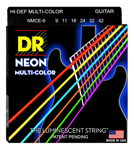 Dr Strings Hi-def Neon - Cuerdas Para Guitarra Eléctrica