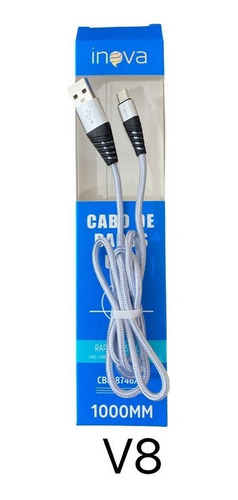 Cabo Usb Celular Micro Usb 2.4a Atacado Kit C/ 6 Peças