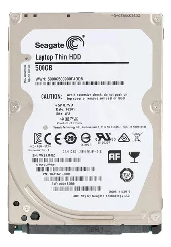 Disco Duro Interno Seagate Momentus Thin St500lm021 500gb