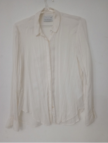 Camisa Blanca Beige Paula Cahen Danvers Talle 2 Original