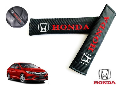 Par Almohadillas Cubre Cinturon Honda City 1.5l 2017