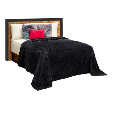 Frazada Térmica Livorno King Size Negro Liso Negro | Meses sin interés