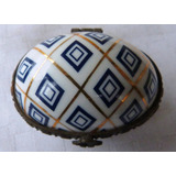 Monijor62-antiguo Coleccion Cajita Pastillero De Porcelana
