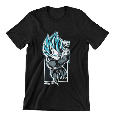 Polera Unisex Vegeta Dragon Ball Goku Saiyan Kakarot Algodon