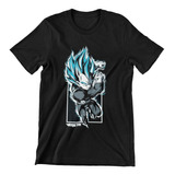 Polera Unisex Vegeta Dragon Ball Goku Saiyan Kakarot Algodon