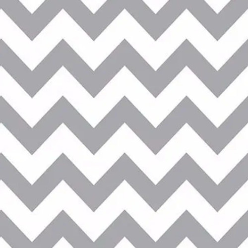 Ciclorama Impreso Blanco Y Gris Chevron 1.34 X 5.5m