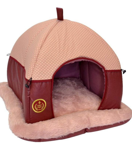 Tenda Luxo Toca Caminha  Para Cães Cachorros Gatos Iglu