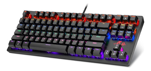 Teclado Rii Rk908 Mecanico Para Juegos, Led/87 Teclas