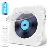 Reproductor De Cd Portátil Con Bluetooth 4000mah Recargable