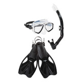 Equipo Snorkel Con Aletas Para Adulto Speedo Kit Completo