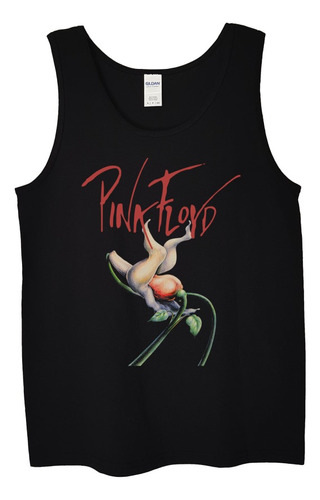 Polera Musculosa Pink Floyd Flowers Rock Abominatron