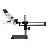 Amscope Sm-5bz-144s Microscopio De Zoom Estéreo Binocular . Color Claro
