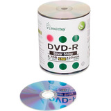 Set De 100 Dvd-r 4.7gb Vírgenes Smartbuy (no Imprimible)