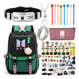 Juego De 63 Bolsas Para Libros Bts, Mochilas Escolares Y Kit