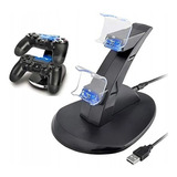 Base Soporte Cargador Doble 2 Joysticks Ps4 Play Station 4