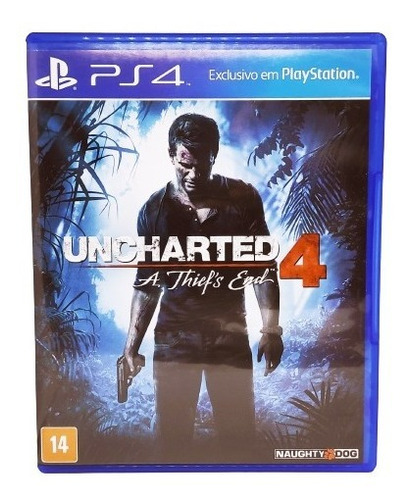 Jogo Exclusivo Ps4 Uncharted 4: A Thief's End - Físico