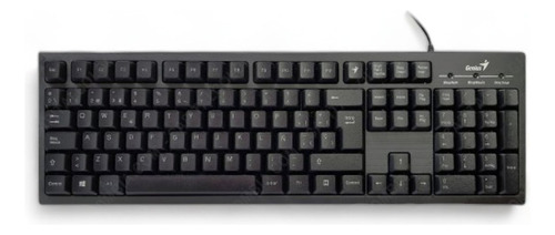 Teclado Alámbrico Marca Genius Kb-102 Con Conector Usb