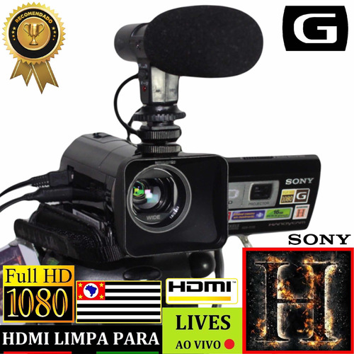 Filmadora Sony Hdr-pj10 Full Hd Entrada Para Microfone,fones