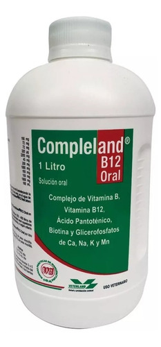 Compleland B12 Suspensión Oral Veterinario X 1lt
